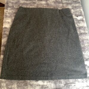 Old Navy Heather Gray Pencil Skirt | Elastic Waist | Size M